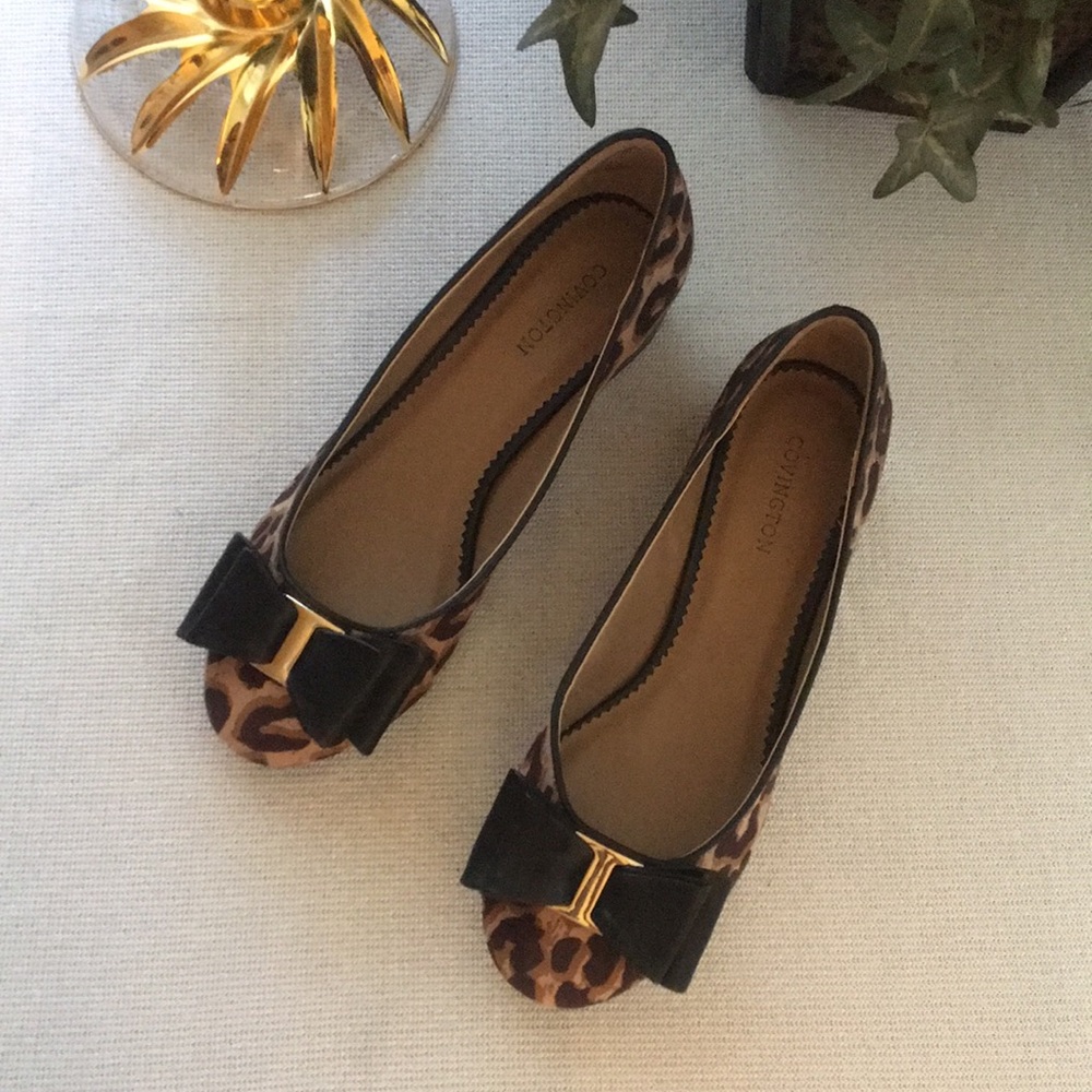 Covington Leopard Print Heel Shoes